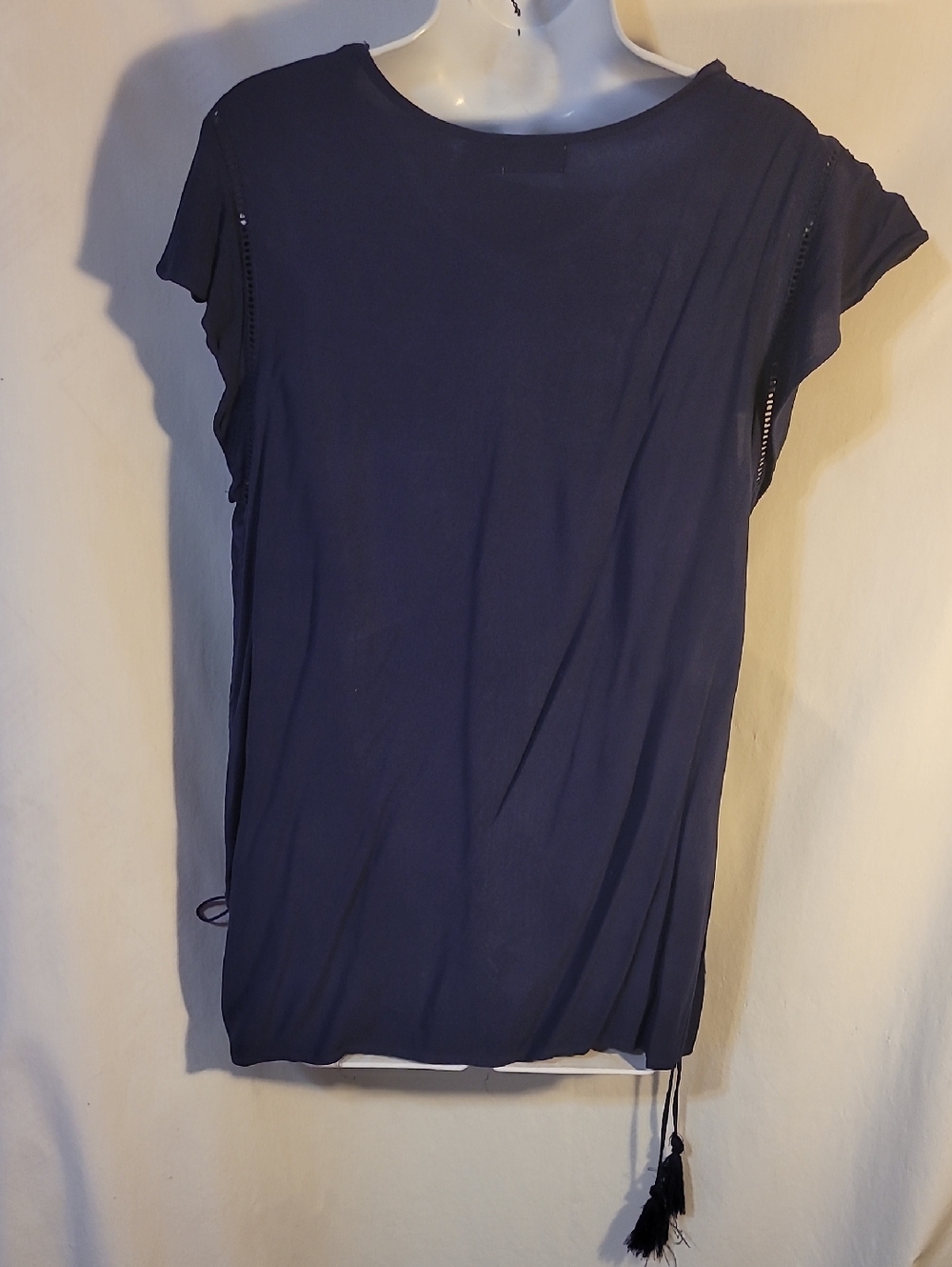 Time And Tru Womens Blouse Top Embroidered - Picture 4 of 14